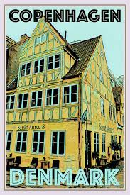 Liven up the walls of your home or office with copenhagen denmark wall art from zazzle. 200 Denmark Posters Visit These Towns And Villages And Places Ideas Denmark Travel Posters Vintage Travel Posters