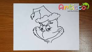 Another free cartoons for beginners step by step drawing video tutorial. How To Draw The Grinch Step By Step Youtube