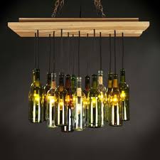 Apartment Home Decor Flasche Kronleuchter Beleuchtete Weinflasche Flaschenleuchten