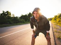 In her research, exercisers who bent over with their hands on their knees. Heavy Breathing Causes Symptoms Treatment And More