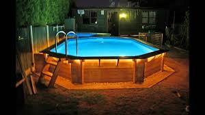Enjoy summer with either a temporary put up and take down intex pool or for the real enthusiast buy one of our permanent above ground swimming pools. Above Ground Pool Deck Pictures Ideas Youtube