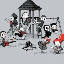 Freddy Krueger Vs Jason Vs Michael Myers Vs Chucky Amigos O Enemigos Slashers Vs Creepypastas Horror Movie Art Horror Movies Memes Horror Movie Characters