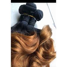 Hair weft are are made of 100% indian remy hair attached to a strong flexible weft track. Human Hair Weave With Closure Gold And Black 300g Konga Online Shopping