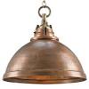 Copper wirework ceiling light pendant. 1