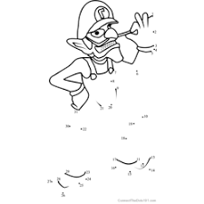 Printable mario luigi wario and yoshi coloring page coloringanddrawings.com provides you with the opportunity to color or print your mario luigi wario and yoshi drawing online for free. Super Mario Connect The Dots Worksheets Printable For Kids