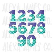 Free Free 184 Mermaid Numbers Svg Free SVG PNG EPS DXF File
