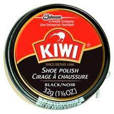 Kiwi Shoe Polish 1 125 Oz 1 Metal Tin Black Shoe Polish Shoe Polish Kiwi