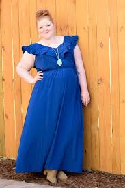 Fresh And Flirty Spring Dresses From Dressbarn With A Review Of Their Ruffle Tassel Belted Maxi Dress Available In Plus Size Fashion Fashion Plus Size Dresses