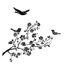 Bird On Branch Drawing Silhouette Of Bird On Branch Tattoo Clip Art Vector Images Branch Tattoo Tattoo Illustration Branch Drawing