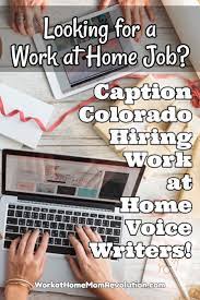 Caption Colorado Work At Home Transcription Jobs In U S Work From Home Moms Legitimate Work From Home Working From Home