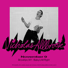 Buy tickets to Nicholas Allbrook in Brooklyn