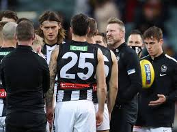 Collingwood coach nathan buckley spoke to the media ahead of the club's blockbuster anzac day clash with essendon on. Waiting For Test The Hard Part Pies Coach The Young Witness Young Nsw