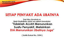 Diari Online Karimah Setiap Penyakit Ada Ubatnya