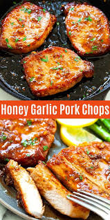 Honey Garlic Pork Chops Pork Chop Dinner Boneless Pork Chop Recipes Pork Chop Recipes Baked