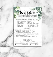Minnesota twins quizzes there are 140 questions on this topic. Twin Baby Shower Game Twin Trivia Questions Instant Etsy Twins Baby Shower Trivia Twin Babies