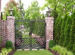 They usually match the style of coping stone used. Brick Gate Piers Houzz