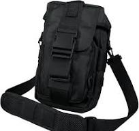 Black Tactical Flexipack Molle Shoulder Bag