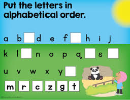 Tool to arrange a list of words or phrases in alphabetical order both from a to z and from z to a. Abc Order Practice For Google Slides Alphabetical Order Distance Learning