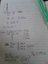 Harga 3 Buah Buku Dan 2 Pensil Rp 9000 Jika Harga Sebuah Buku Rp 500 Lebih Mahal Dari Harga Brainly Co Id