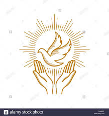 343) und stephen langton (um 1150 bis 1228) zugeschrieben, dem englischen theologen, kardinal und erzbischof von canterbury. Diese Stock Vektorgrafik Herunterladen Kirche Logo Christliche Symbole Betende Hande Und Tau Heiliger Geist Betende Hande Mit Rosenkranz Osterkerzen Basteln