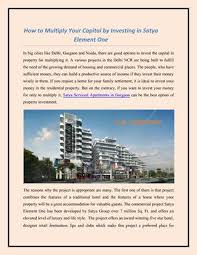 Maybe you would like to learn more about one of these? Satya Serviced Apartment In Sector 47 Gurgaon By Satyaelementone Issuu