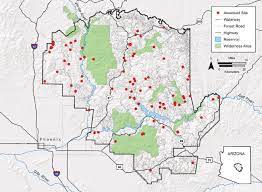 Tonto Basin Arizona Map Tonto National Forest And Location Of Assessed Archaeological Resources. |  Download Scientific Diagram