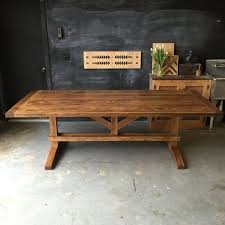 Solid Reclaimed And Rough Sawn Red Oak Farm Dining Table Etsy Farm Dining Table Oak Farmhouse Table Oak Dining Table