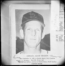 Vernon Benson St. Louis Cardinals Medium Frame Negative