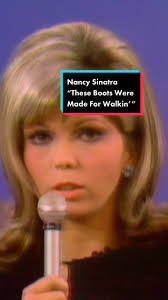 Did you know Nancy Sinatra was the daughter of famous singer @franksinatra?  #nancysinatra #60s #thesebootsweremadeforwalking