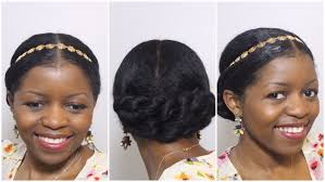 This is one such hairstyle and is a familiar look. Elegant Twisted Bun By Misst1806 Natural Wedding Hairstyles Natural Hair Styles Wedding Guest Hairstyles