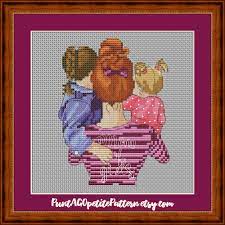 Baby animal embroidery design for nursery decor. Mom Of Girls Cross Stitch Pdf Pattern Etsy Cross Stitch Nursery Cross Stitch Butterfly Cross Stitch Pattern