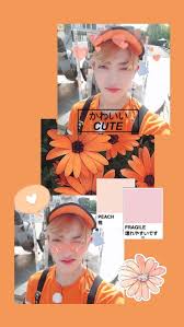 | see more about orange, aesthetic and kpop. Hongjoong Aesthetic Ateez Boyfriend Cute Kpop Love Orange Soft Hd Mobile Wallpaper Peakpx