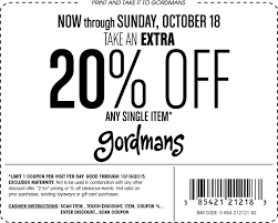 20 Off A Single Item At Gordmans Gordmans Coupons Gordmans Coupon Apps