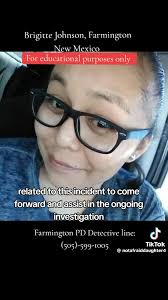 Brigitte Johnson’s case is still open and under investigation, if you or  anyone you know has information regarding her case, please reach out to  Farmington Police Department, There is a killer out ...