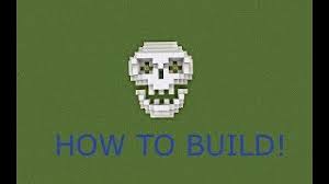 How To Build A Realistic Skeleton Head In Minecraft! - Youtube