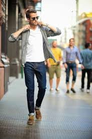 Oxford model shoes are elegant, derby shoes are perfect for a more casual style, if chosen in shades of leather or dark brown, you can match them also with jeans. Get This Look For 78 Mens Fashion Casual Summer Mens Casual Outfits Men Fashion Casual Fall