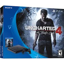 Includes a new slim 500gb playstation4 system, a matching dualshock 4 wireless controller. Playstation 4 Slim 500gb Uncharted A Thiefs End Game 155263 Sony Quickmobile Quickmobile
