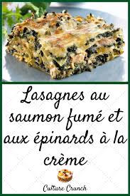 Lasagnes Au Saumon Fume Et Aux Epinards A La Creme La Recette Facile Recettes De Cuisine Recette Recette De Plat