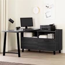 Ideal for use in a home office or study; Kozack L Shaped Desk With Power Bar Desk Professional Office Furniture Products South Shore Furniture Us Furniture For Sale Designed And Manufactured In North America