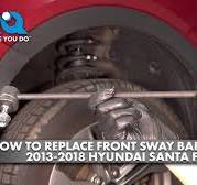 How to Replace Front Sway Bar Links 2013-2018 Hyundai Santa Fe