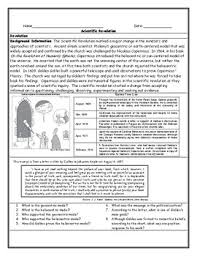 The scientific revolution began during the renaissance. Galileo And Scientific Revolution Worksheet With Answer Key Tpt