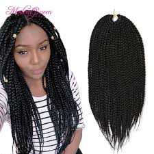 Braid your hair with a weave to add fullness and length to the style. How To Braid Hair For Crochet Box Braids How To Wiki 89