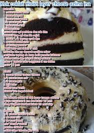 Baru sekarang teringat nak kongsikan resepinya bila ramai kalau nak resepi kek coklat versi bakar, boleh tengok resepinya disini. Resepi Kek Coklat Kukus Topping Cheese Resepimee Junotee Com