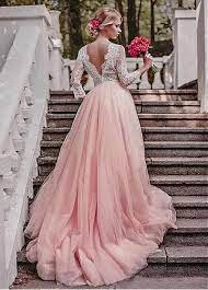 Romantic Tulle V Neck Neckline Illusion Sleeves A Line Wedding Dresses With Lace Applique Online Wedding Dress Lace Wedding Dress Vintage Ball Gowns Wedding