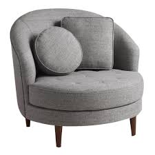 Premature grey hair can be due to genetics, which causes some people to grey earlier than others. Gray Round Seren Chair And A Half Decorist