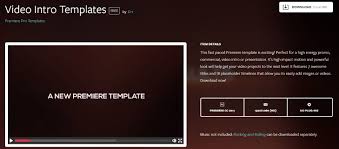 A dialog box will open. Top 20 Adobe Premiere Title Intro Templates Free Download