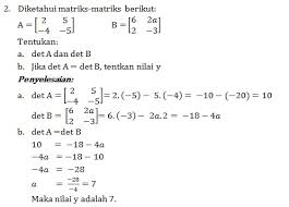 Maybe you would like to learn more about one of these? Contoh Soal Matriks Tranpos