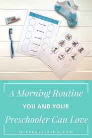 a morning routine you and your preschooler can love miss