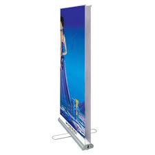 This double sided tv stand has 2 separate mounting brackets for displaying flat screen monitors back to back. Silver Double Sided Roll Up Banner Stands Size 6 X3 Id 10833196233
