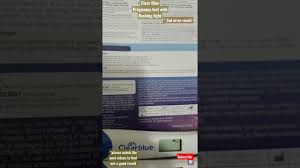 Clear Blue Pregnancytest With Flashing Light Book Error Result Again Pregnancytestathome Error Youtube